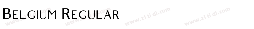 Belgium Regular字体转换 Belgium Regular字体转换